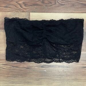 American Eagle L Black Lace Bandeau 386‎